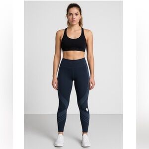 NWT, Peloton Navy Knit Leggings, Sz M